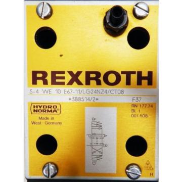 Rexroth 5-4 WE 10 E67-11/LG24NZ4/CT08 24V Hydraulikventil hydraulic Valve -used-