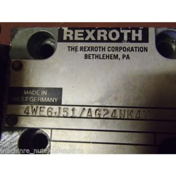 Rexroth Directional Valve 4WE6J51/AG24NK4V 4WE6J51AG24N4 Cincinnati AVENGER 200T