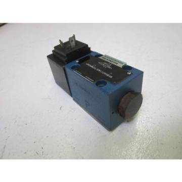 REXROTH 4WE6D60/EW110N9K4 DIRECTIONAL CONTROL VALVE AS PICTURED USED