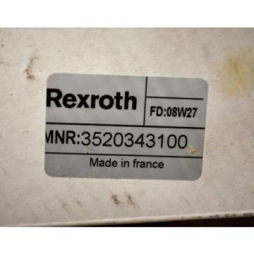 Bosch Rexroth 352 034 310 0 Ball Boat Cock Shut Off Valve - Origin