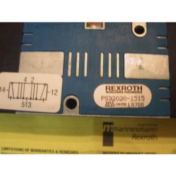 origin In Box CD-7 Rexroth PS-032020-01515 Double Solenoid Valve PS32020-1515