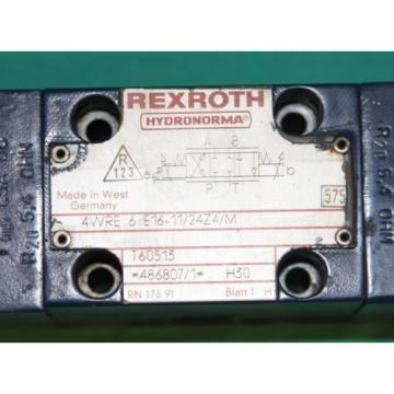 Bosch Rexroth 4WRE 6 E16-11/24Z4/M Proportional valve