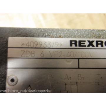 Rexroth Valve ZDB 6 VP2-40/100V  ZDB6VP240