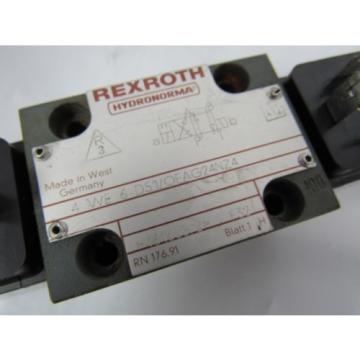 REXROTH 4 WE 6 D51/OFAG24NZ4 F32 24V DC 26W HYDRONORMA VALVE