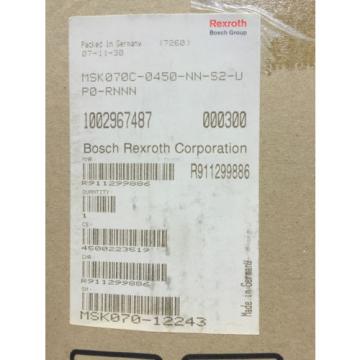origin In Box Rexroth Servo Motor MSK070C-0450-NN-S2-UP0-RNNN  Free Shipping