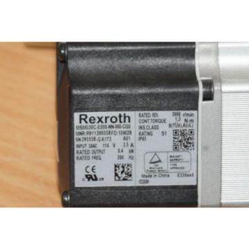 Rexroth MSM030C-0300-NN-M0-CG0 Servomotor