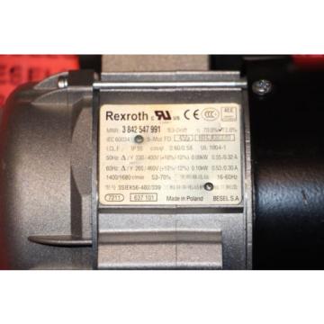 Rexroth 3 842 547 991 Motor, 3-P 230-460VAC 3842547991 origin