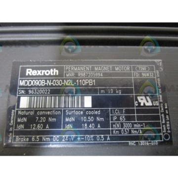 REXROTH MDD090B-N-030-N2L-110PB1 MAGNET MOTOR Origin NO BOX