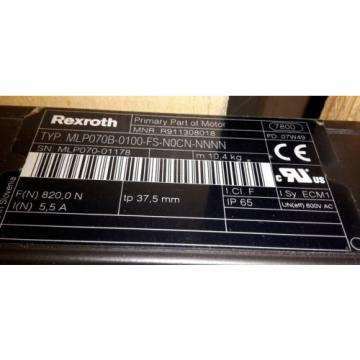 Rexroth Synchronlinearmotor MLP070B-0100 Primary part of Motor MNR-R911308018