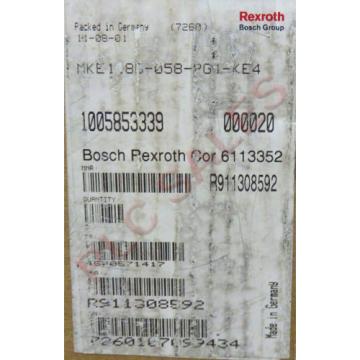 Rexroth MKE118B-058-PG1-KE4  |  Permanant Magnet Motor  Origin
