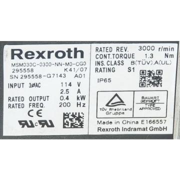 REXROTH MSM030C-0300-NN-M0-CG0 ALPHA LP 070-M01-5-11-000