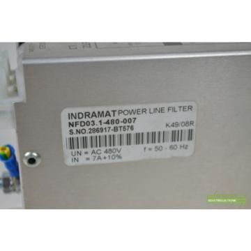 Rexroth Indramat Power Line Filter NFD031-480-007