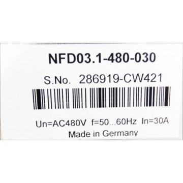 Rexroth Indramat Netzfilter NFD031-480-030 3xAC 480V/ 30 A -used-