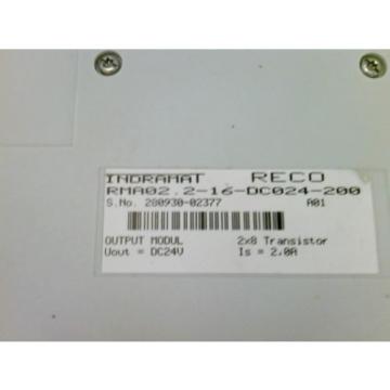 Rexroth Indramat RMA022-16-DC024-200 Output Module