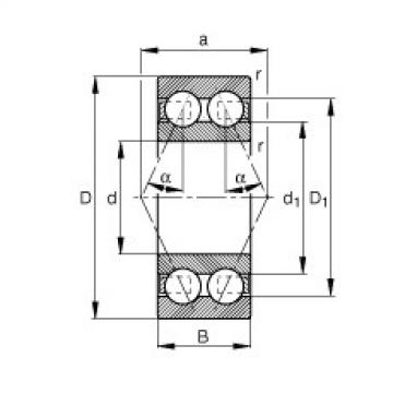 FAG Angular contact ball bearings - 3203-BD-XL
