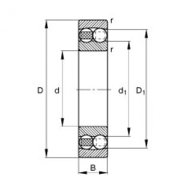FAG Self-aligning ball bearings - 2322-M
