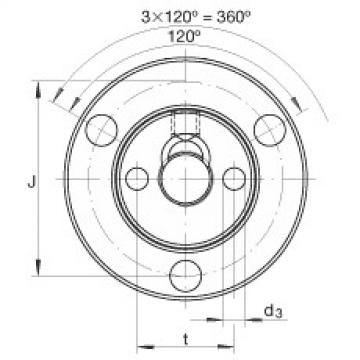 FAG Axial conical thrust cage needle roller bearings - ZAXFM0535