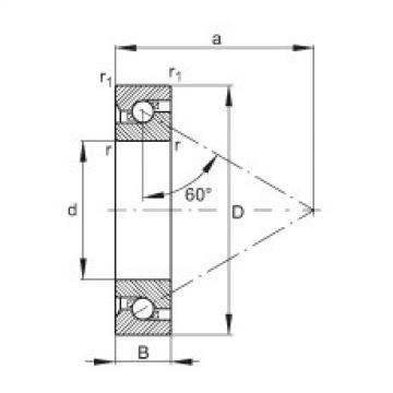 FAG Axial angular contact ball bearings - 7602035-TVP
