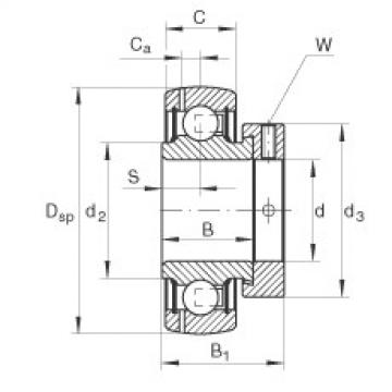 FAG Radial insert ball bearings - GRAE50-XL-NPP-B