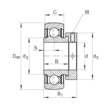 FAG Radial insert ball bearings - RAE20-XL-NPP-B