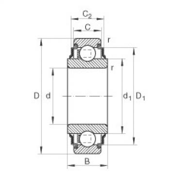 FAG Radial insert ball bearings - 211-XL-KRR