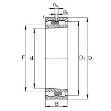 FAG Cylindrical roller bearings - NNU49/500-S-K-M-SP