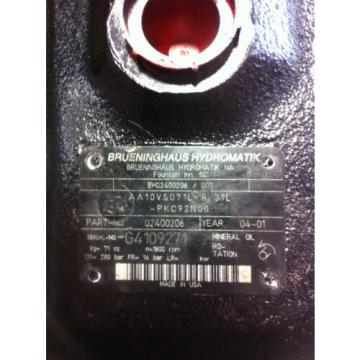 Rexroth Italy Japan AA10v071dr/31L Hydraulic Pump
