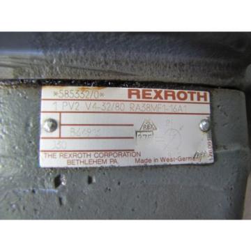 REXROTH 1PV2V4-32/80 RA38MF1-16A1 ROTARY VARIABLE VANE HYDRAULIC pumps