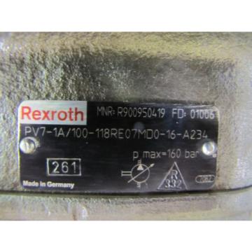 REXROTH PV7-1A/100-118RE07MD0-16-A234 R900950419 VARIABLE VANE HYDRAULIC pumps