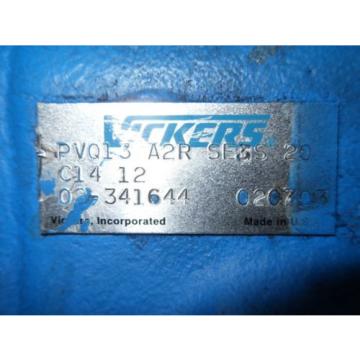 1 origin Vickers 02341644 Pvq13-A2R-Se3S-20-C14-12 Piston Pump X9-2