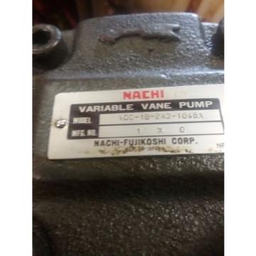 Nachi Variable Vane Pump Motor_VDC-1B-2A3-1048A_LTIS85-NR_UVC-1A-1B-37-4-1048A