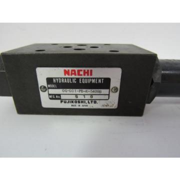 Nachi Hydraulic Pressure Reducing Valve OG-G01-PB-5409B