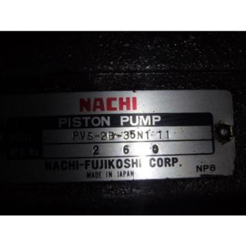 Nachi Variable Vane Pump amp; Motor_PVS-2B-35N1-11_LTIS85-NNRY_UPV-2A-35N1-55-4-11