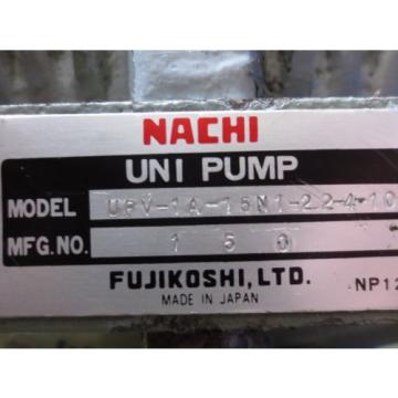 MEIDENSHA NACHI HYDRAULIC OIL PUMP MOTOR LTF70-NR PVS-1B-16N1-10 UPV-1A-16N1-2