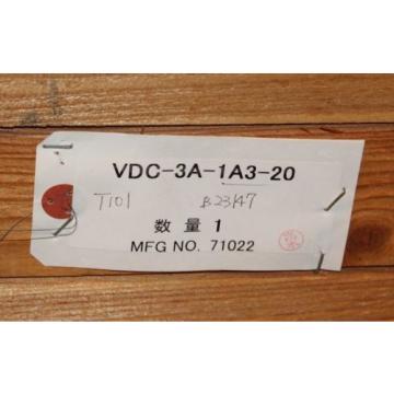 Nachi, VDC-3A-1A3-20, Variable Vane Pump Hydraulic Origin