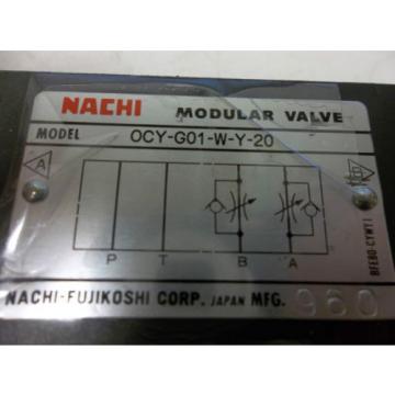 Origin NACHI OCY-G01-W-Y-20 MODULAR VALVE OCYG01WY20