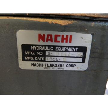 Nachi 3 HP 22kW Complete Hyd Unit w/ Tank, # S-0141-14, 1988, Used, WARRANTY
