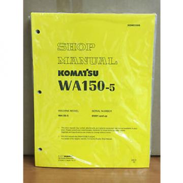 Komatsu WA150-5 Wheel Loader Shop Service Repair Manual (H50051 &amp; up)