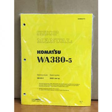 Komatsu WA380-5 Wheel Loader Shop Service Repair Manual