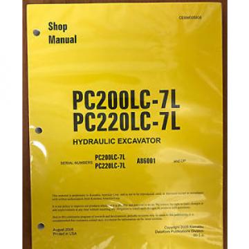 Komatsu PC200LC-7L, PC220LC-7L Hydraulic Excavator Shop Repair Service Manual