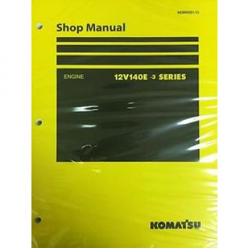 Komatsu 12V140E-3 Series Engine Factory Shop Service Repair Manual