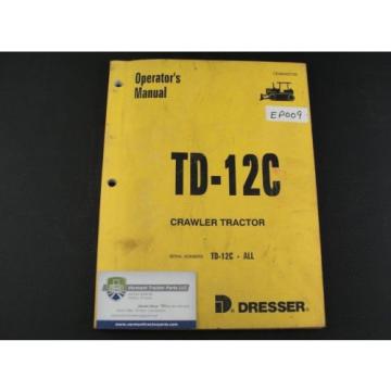 Komatsu TD-12C bulldozer operator users owners manual CEAM423120