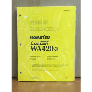 Komatsu WA420-3 Avance Wheel Loader Shop Service Repair Manual