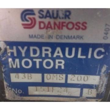 OMS200, 151F24 B, Sauer Danfoss  Hydraulic Motor, 12.2 cu in3/rev