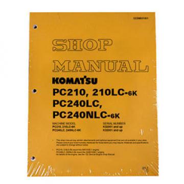 Komatsu Service PC210/210LC-6K/PC240LC/240NLC-6K-Manual