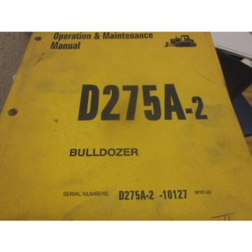 Komatsu D275A-2 Bulldozer Operation &amp; Maintenance Manual