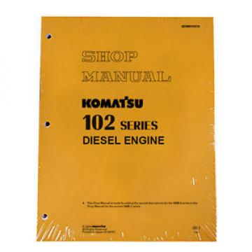 Komatsu Engine 6D102E-1, 6D102E-2 102 Service Manual