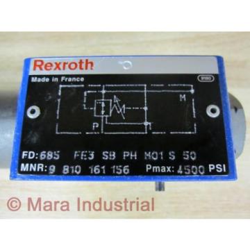 Rexroth China Greece Bosch 9 810 161 156 Valve 685 FE3 SB PH M01 S 50 - New No Box