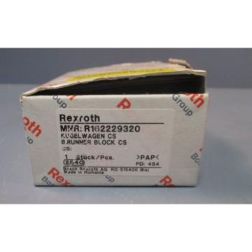 Rexroth Bosch R162229320 Linear Bearing Runner Block NIB