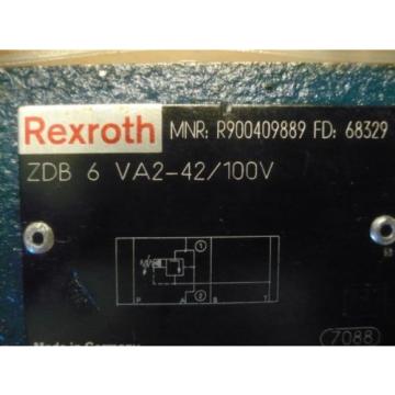 New USA china Rexroth R900409889 ZDB 6 VA2-42/100V ZDB6VA2-42/100 Valve